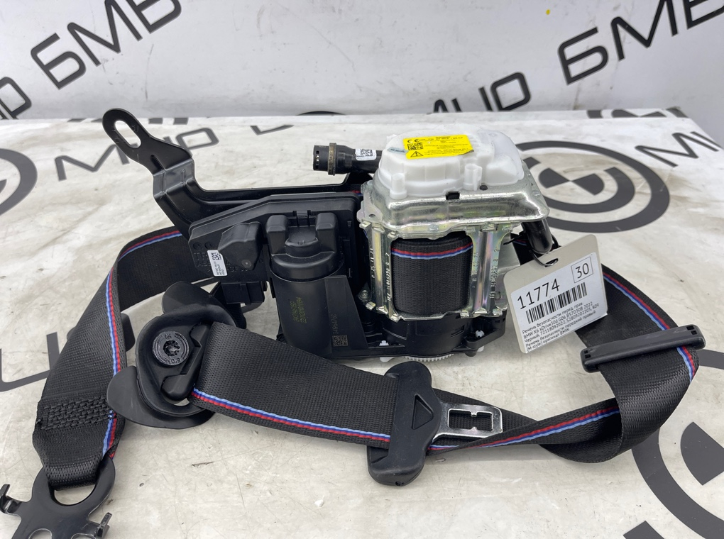 Ремень безопасности BMW X6 xDrive30d 2022 G06 B57D30B Перед. Прав.