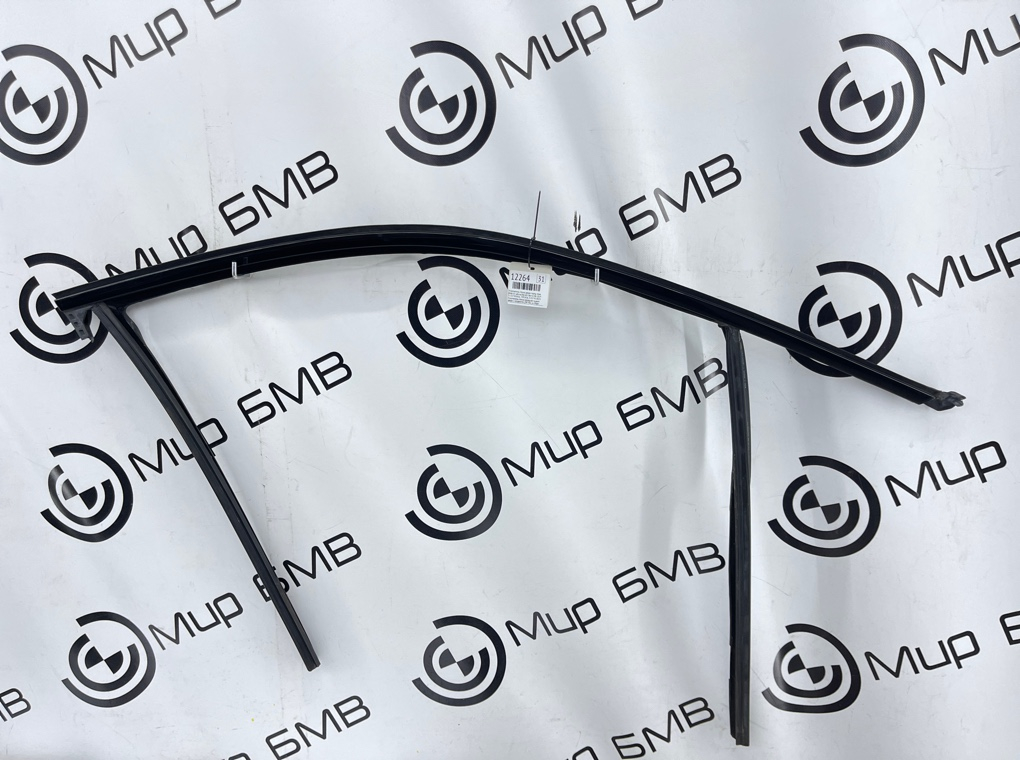 Уплотнитель стекла двери BMW X3 xDrive20d 2019 G01 B47D20B Перед. Прав.