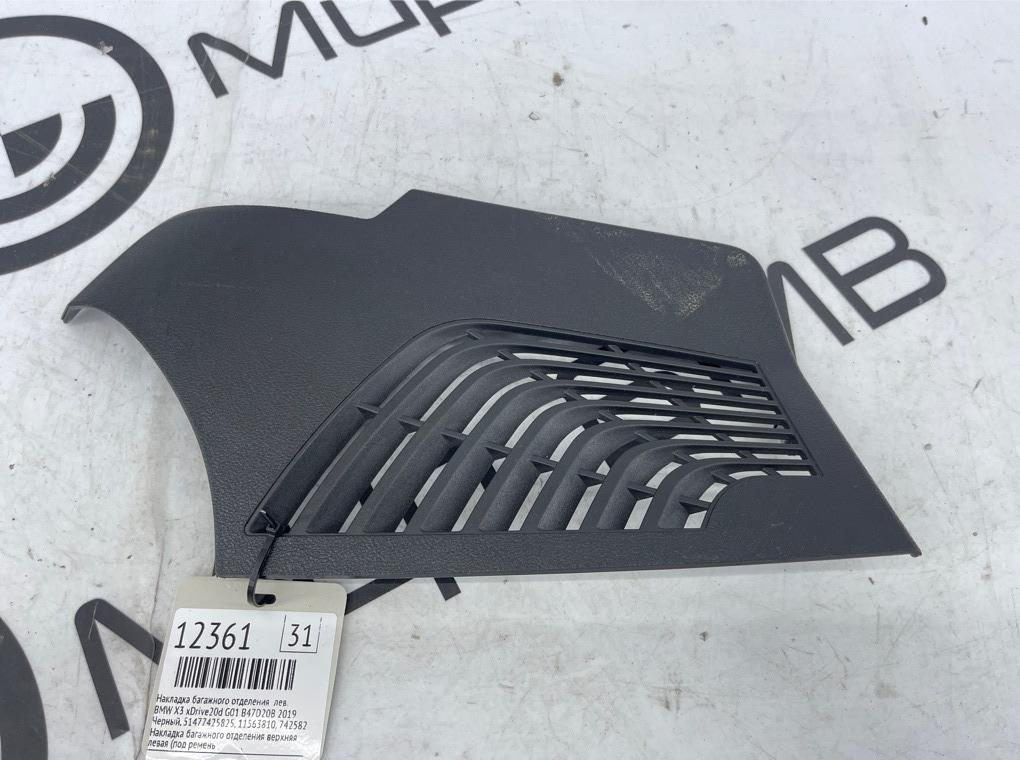 Накладка багажного отделения BMW X3 xDrive20d 2019 G01 B47D20B Лев.