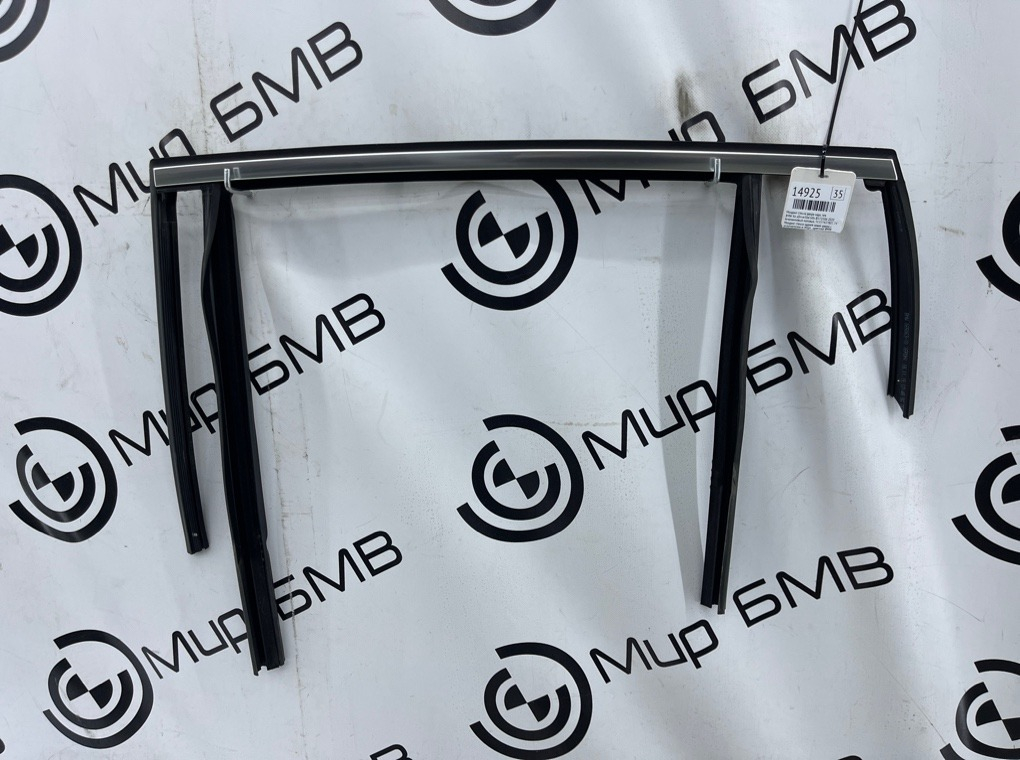 Молдинг стекла двери BMW X6 xDrive30d 2020 G06 B57D30A Задн. Лев.