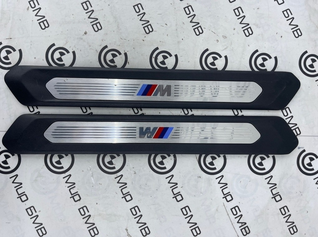 Комплект накладок порога BMW X3 LCI M40i 2022 G01 B58B30B Перед.