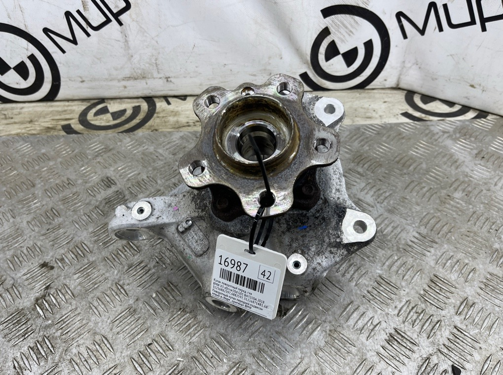 Кулак поворотный BMW X3 xDrive20d 2018 G01 B47D20A Перед. Лев.