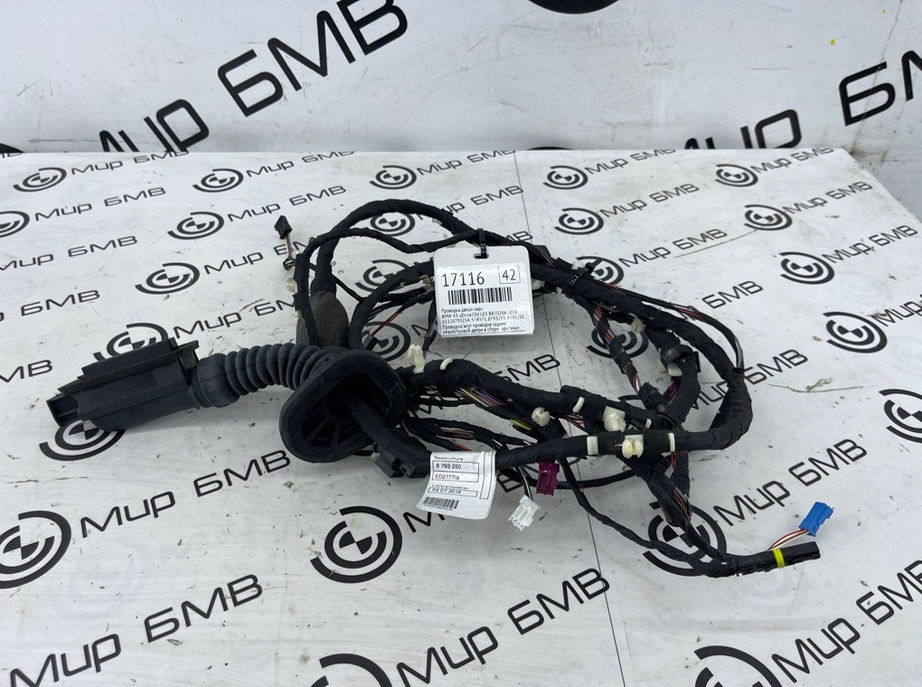 Проводка двери BMW X3 xDrive20d 2018 G01 B47D20A Задн.