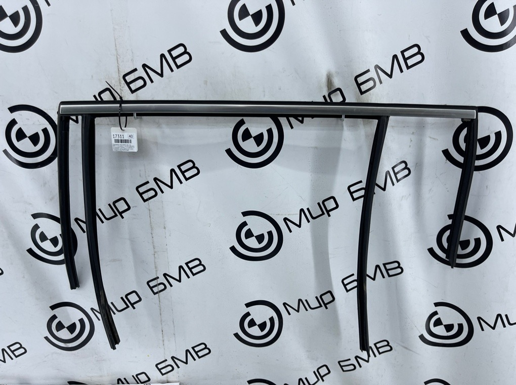 Уплотнитель стекла двери BMW X7 xDrive40d LCI 2023 G07 B57D30B Задн. Лев.