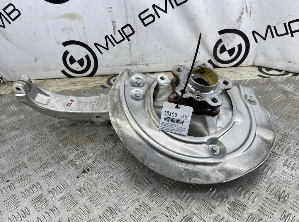 Кулак поворотный BMW X5 xDrive30d LCI 2023 G05 B57D30B Перед. Лев.