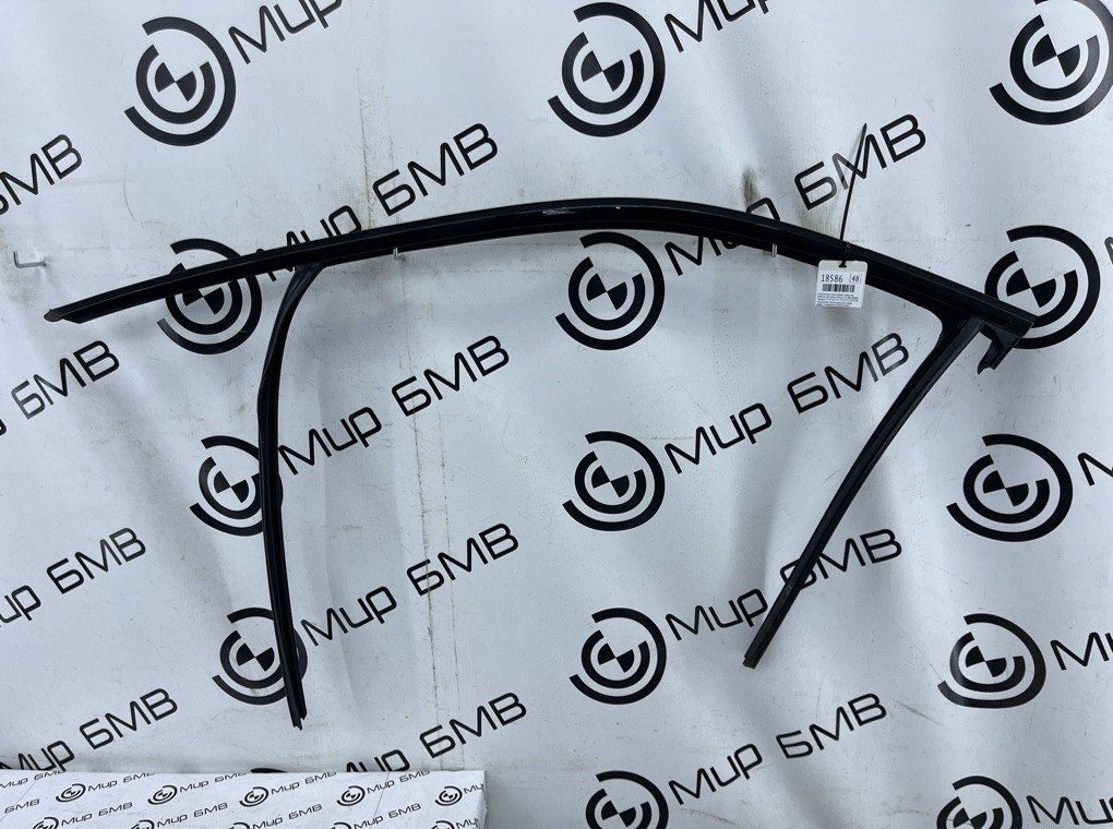 Уплотнитель стекла двери BMW X6 xDrive40i M Sport LCI 2023 G06 B58B30P Перед. Лев.