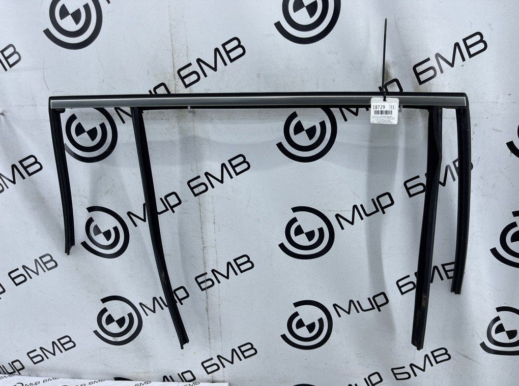 Уплотнитель стекла двери BMW X7 xDrive40i LCI 2023 G07 B58B30P Задн. Прав.