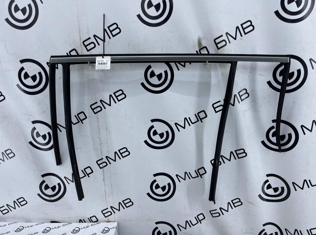 Уплотнитель стекла двери BMW X7 xDrive40i LCI 2023 G07 B58B30P Задн. Лев.