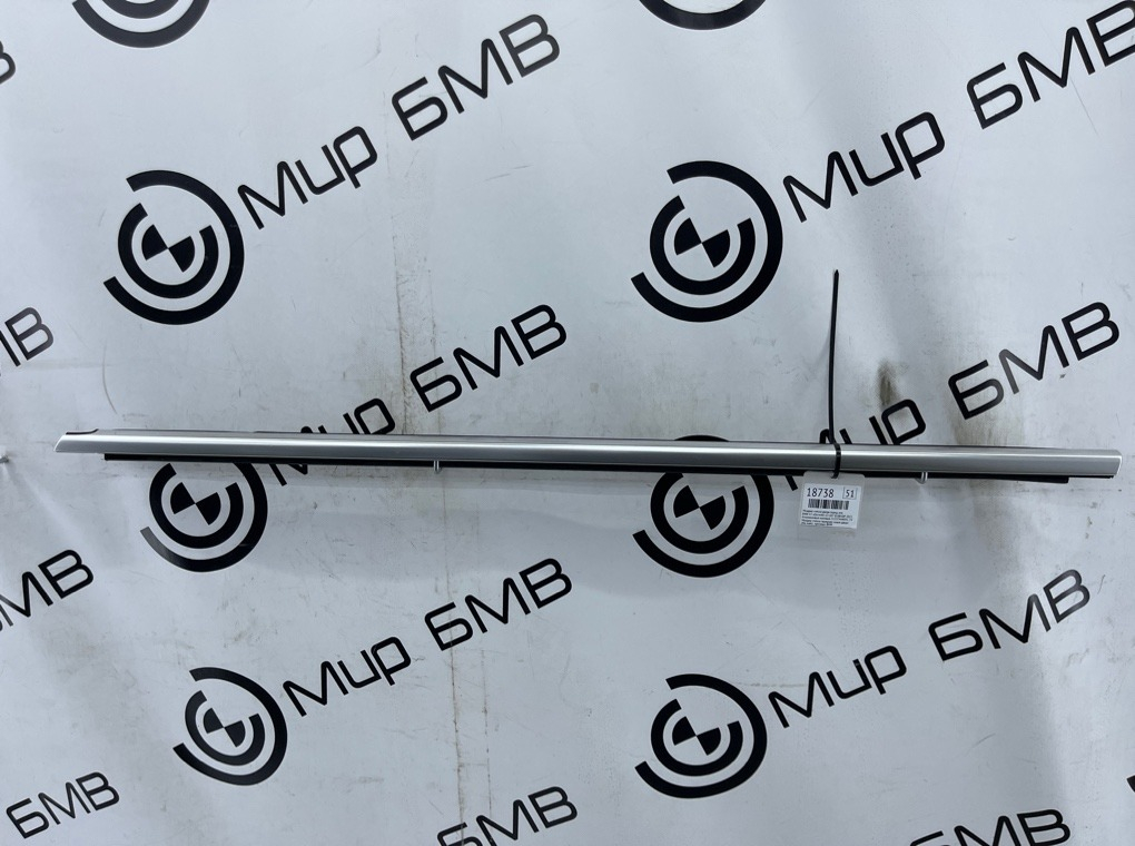 Молдинг стекла двери BMW X7 xDrive40i LCI 2023 G07 B58B30P Перед. Лев.