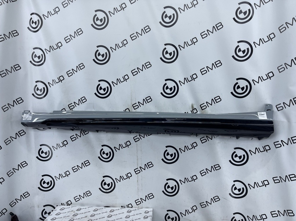 Накладка порога BMW X6 M LCI 2023 F96 S68B44A Лев.