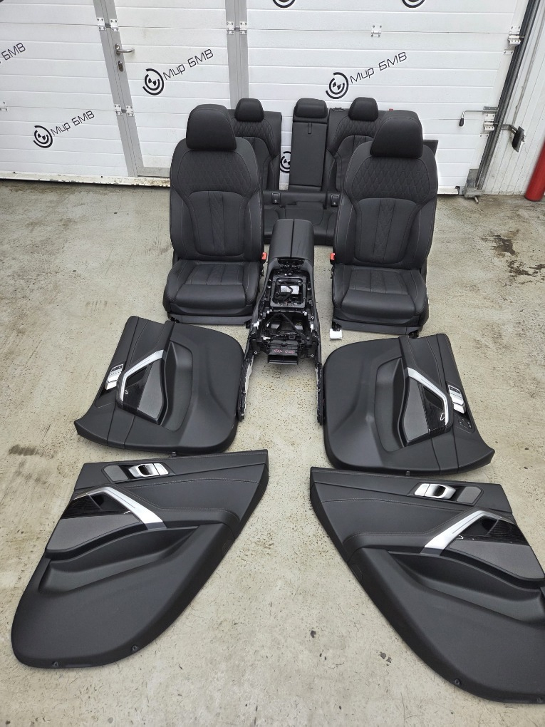 Салон кожа черный BMW X6 xDrive30d M Sport LCI 45216 G06 B57D30B