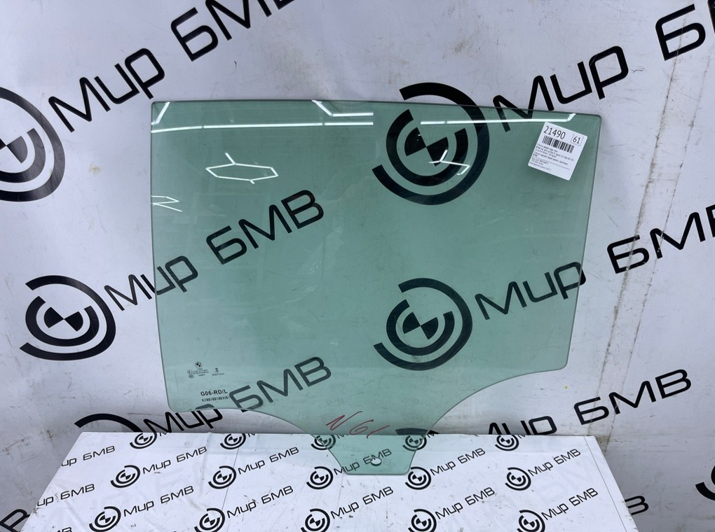 Стекло двери BMW X6 xDrive30d M Sport LCI 45216 G06 B57D30B Задн. Лев.