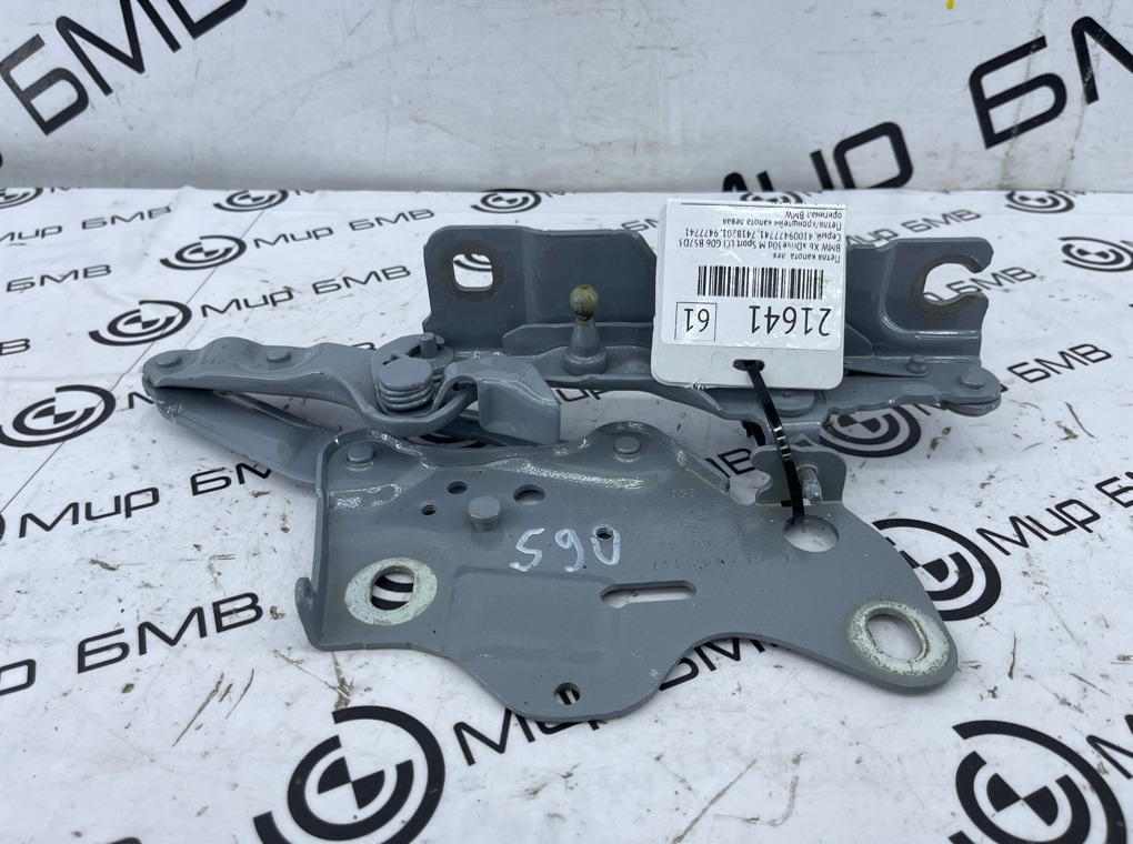 Петля капота BMW X6 xDrive30d M Sport LCI 45216 G06 B57D30B Лев.