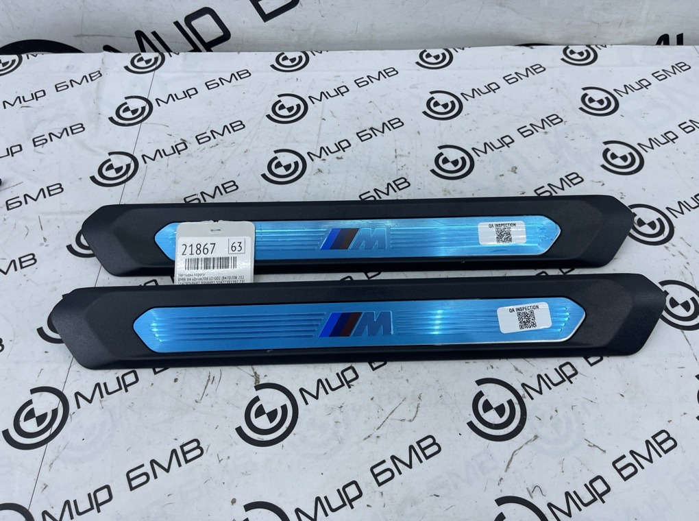 Накладка порога BMW X4 xDrive20d LCI 2023 G02 (B47D20B