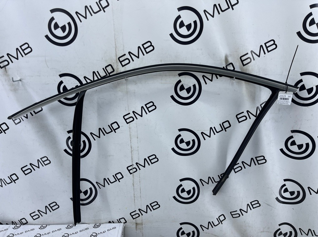 Уплотнитель стекла двери BMW X7 xDrive40i LCI 2023 G07 B58B30P Перед. Лев.