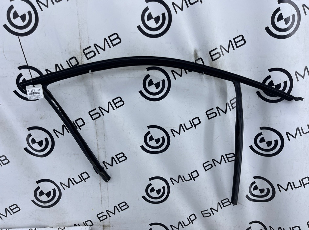 Уплотнитель стекла двери BMW X4 xDrive20d LCI 2023 G02 (B47D20B Перед. Прав.
